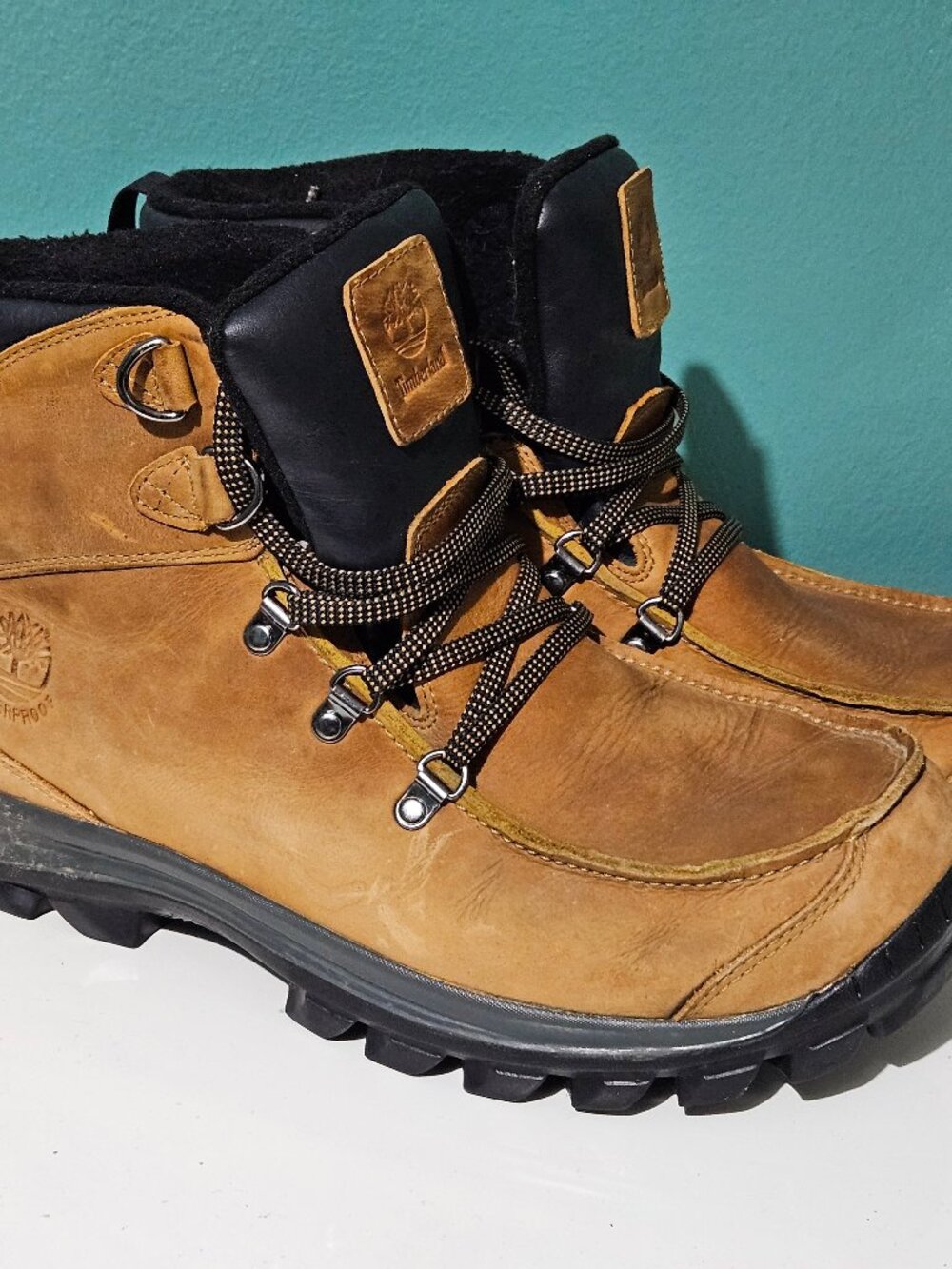 Timberland Chilberg Wheat Boots Mens 10.5 Casual 9713R A8449